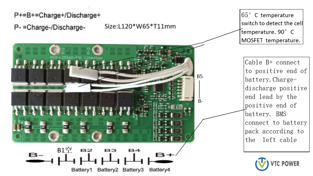 How To Connect Lithium Battery Protection Panel
