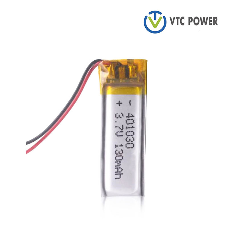 401030 401230 130mAh 3.7V Rechargeable Li-Polymer Li ion Battery for MP3 MP4 MP5 GPS Toys DVD PSP Bluetooth headset