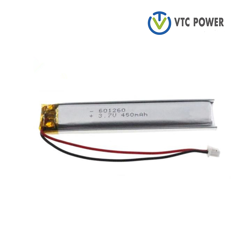 601260 450mAh 3.7V Lipo Rechargeable Battery For Wearable Medical Sensor Bluetooth Headset