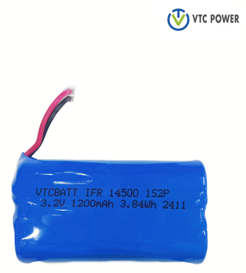 IFR 14500 1S2P 3.2V 1200mAh