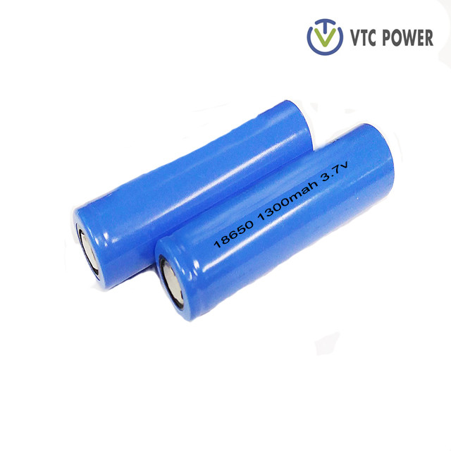Li-ion 18650 1300mah 3.7v Rechargeable Battery