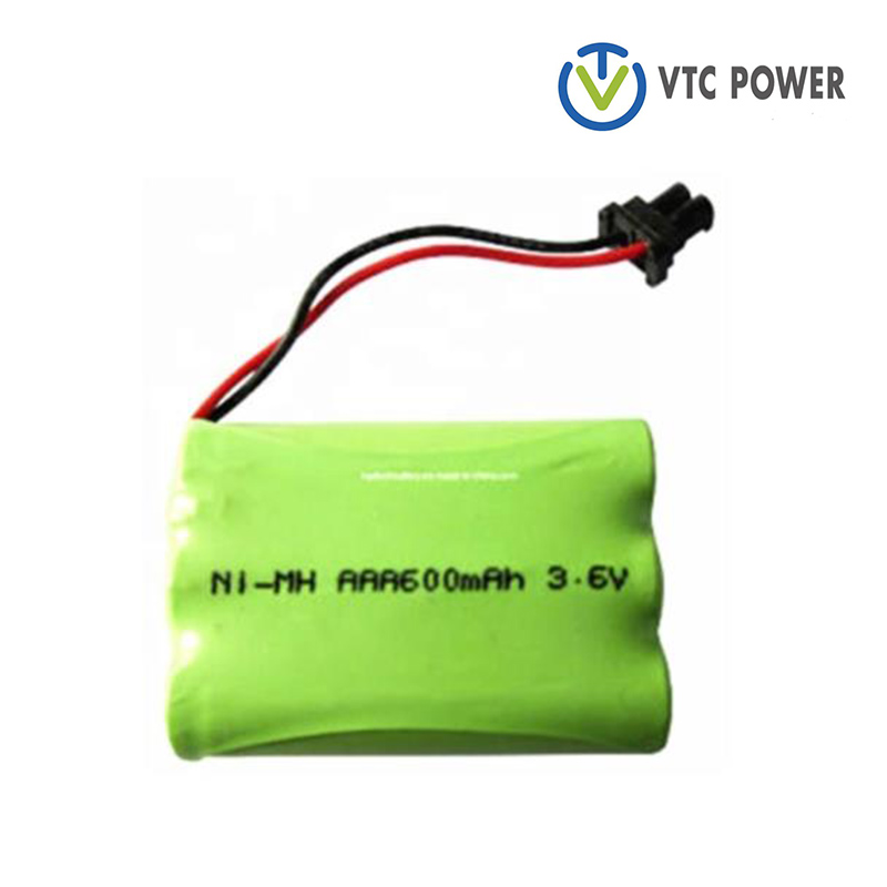 Nimh Battery Pack AAA600mAh